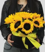arreglo de girasoles